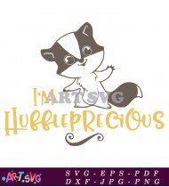 Harry Potter Hufflepuff Mascot Badger Vector SVG 1