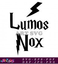 Lumos Nox Magic Spell Graphic SVG