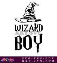 Wizard Boy Harry Potter Graphic SVG