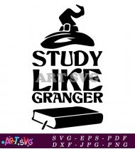 Study Like Granger Harry Potter Graphic SVG