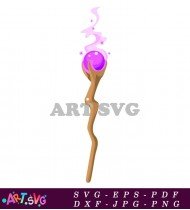 Purple Magic Potion Smoke Effect Illustration SVG