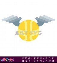 Gold Golden Snitch Icon Illustration Design SVG