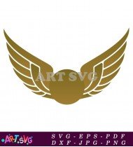 Harry Potter Golden Snitch Logo SVG