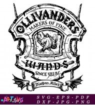 Ollivanders Makers of Fine Wands Since SVG