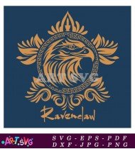 Ravenclaw Hogwarts Harry Potter Crest Icon SVG