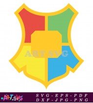 House Gryffindor Crest Harry Potter Magical SVG