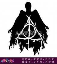 Harry Potter Deathly Hallows Symbol SVG 6