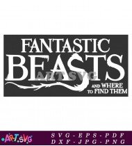 Fantastic Beasts Logo Symbol And Where To Find Them SVG