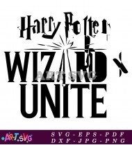 Harry Potter Wizard Unite Graphic Design SVG