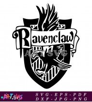 Harry Potter Ravenclaw House Crest Vector SVG