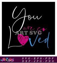 You Are So Loved Heart Harry Potter SVG 1