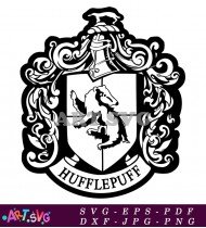 Hufflepuff Crest Harry Potter SVG