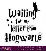 Waiting For Letter From Hogwarts SVG