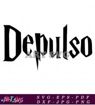 Depulso Spell Harry Potter Magic SVG 1