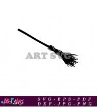 Harry Potter Witch Broom Illustration SVG