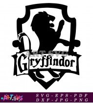 Gryffindor House Crest Harry Potter SVG