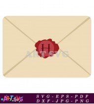 Harry Potter Letter Envelope Hogwarts Magical SVG