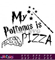 My Patronus is Pizza Harry Potter SVG