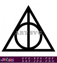 Deathly Hallows Symbol Harry Potter SVG 1