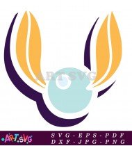 Golden Snitch Flying In Quidditch Sport SVG