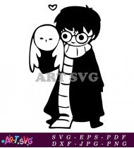 Harry Potter Hermione Granger Hagrid SVG 1