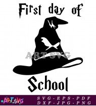 First Day of School Harry Potter Design SVG