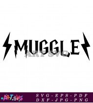 Muggle Thunder Witchcraft Wizard SVG 1