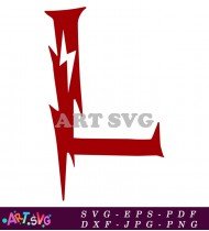 Red Magic Wand Harry Potter SVG