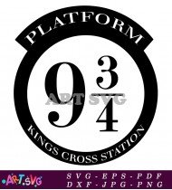 Platform 9 and 3/4 Kings Cross SVG 1