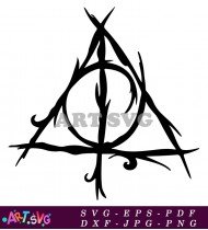 Harry Potter Dark Mark Silhouette Symbol SVG