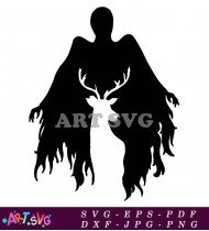 Silhouette of The Patronus Charm in Harry Potter SVG