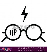 Harry Potter Glasses SVG Cut File Download