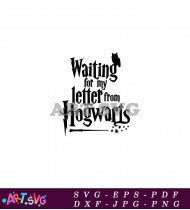 Hogwarts Letter Waiting From School Magical Owl SVG