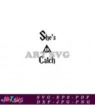 She's Catch Harry Potter Symbol Deathly SVG