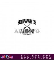 Hogwarts Alumni Est 993 Harry Potter SVG