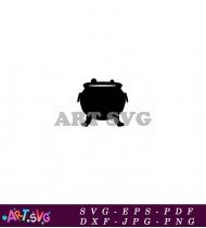 Harry Potter Cauldron Boiling Potion Graphic SVG 1