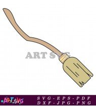 Harry Potter Broom Illustration Vector SVG