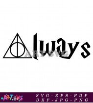 Always Symbol Harry Potter Deathly Hallows SVG 2