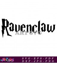 Ravenclaw House Crest Emblem Vector SVG