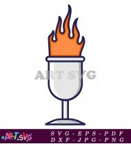 Goblet Of Fire Harry Potter Fire Flames SVG