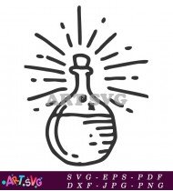 Harry Potter Potion Bottle Magical SVG