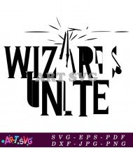 Wizards Unite Logo Design SVG 1