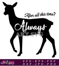 Patronus Spell Animal Charm Deer SVG 1