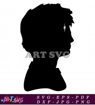 Harry Potter Silhouette Magical Character Design SVG