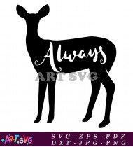 Always Deer Silhouette Animal SVG 1