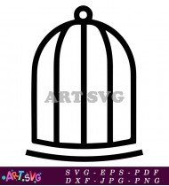 A Bird Cage Is A Symbol SVG 1