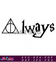 Always Magical Harry Potter Symbol Graphic Design SVG