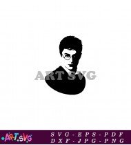 Black And White Illustration Of Young Harry Potter SVG