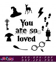 You Are So Loved Harry Potter Graphic SVG