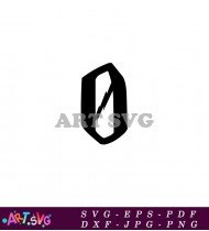 Number Zero Harry Potter Style SVG File